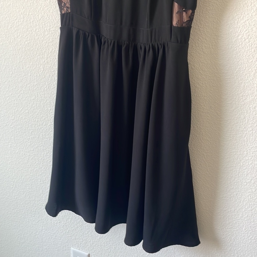 City Chic Black Fine Lace Dress NWT Size 14 - Picture 5 of 13